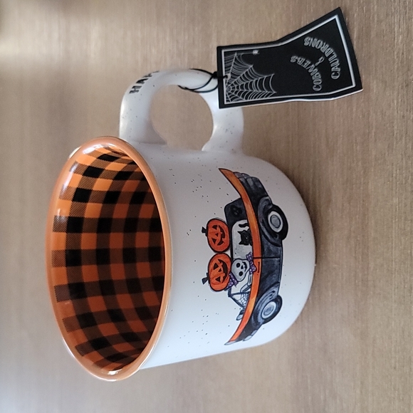 Cobwebs & Cauldrons Other - Cobwebs & Cauldrons Skeleton Car Coffee Mug